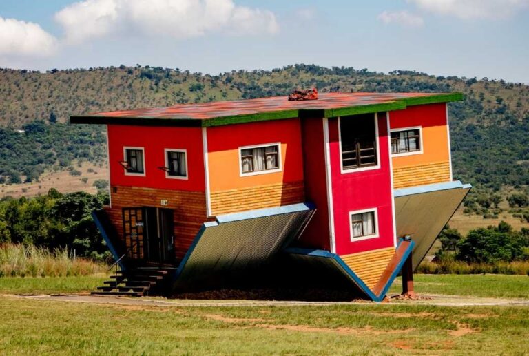upside down houses