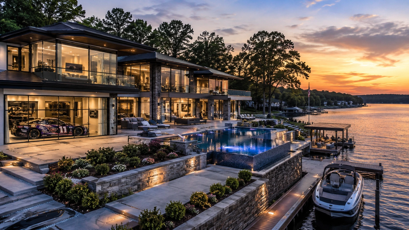 denny hamlin house lake norman