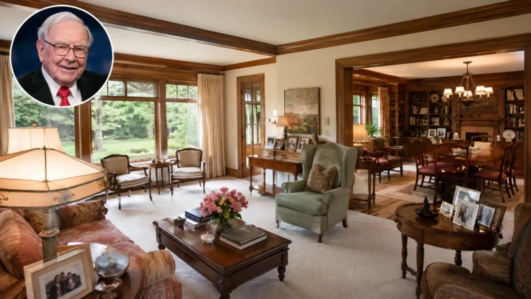 warren buffett house inside