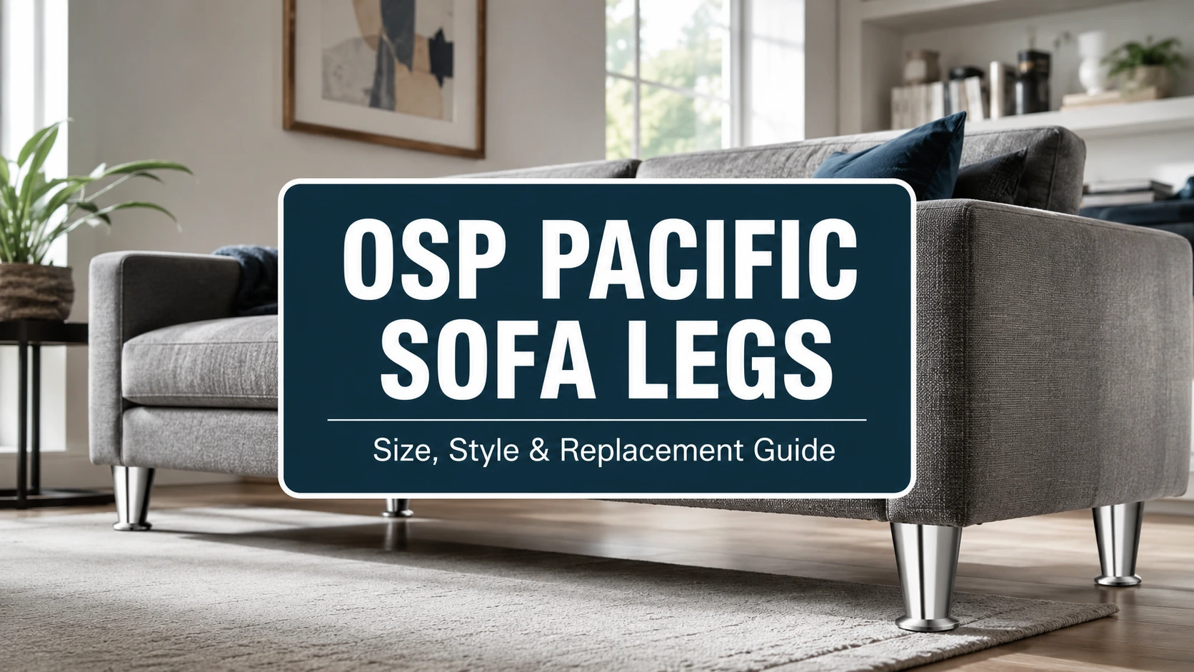 OSP Pacific sofa legs size style and replacement guide